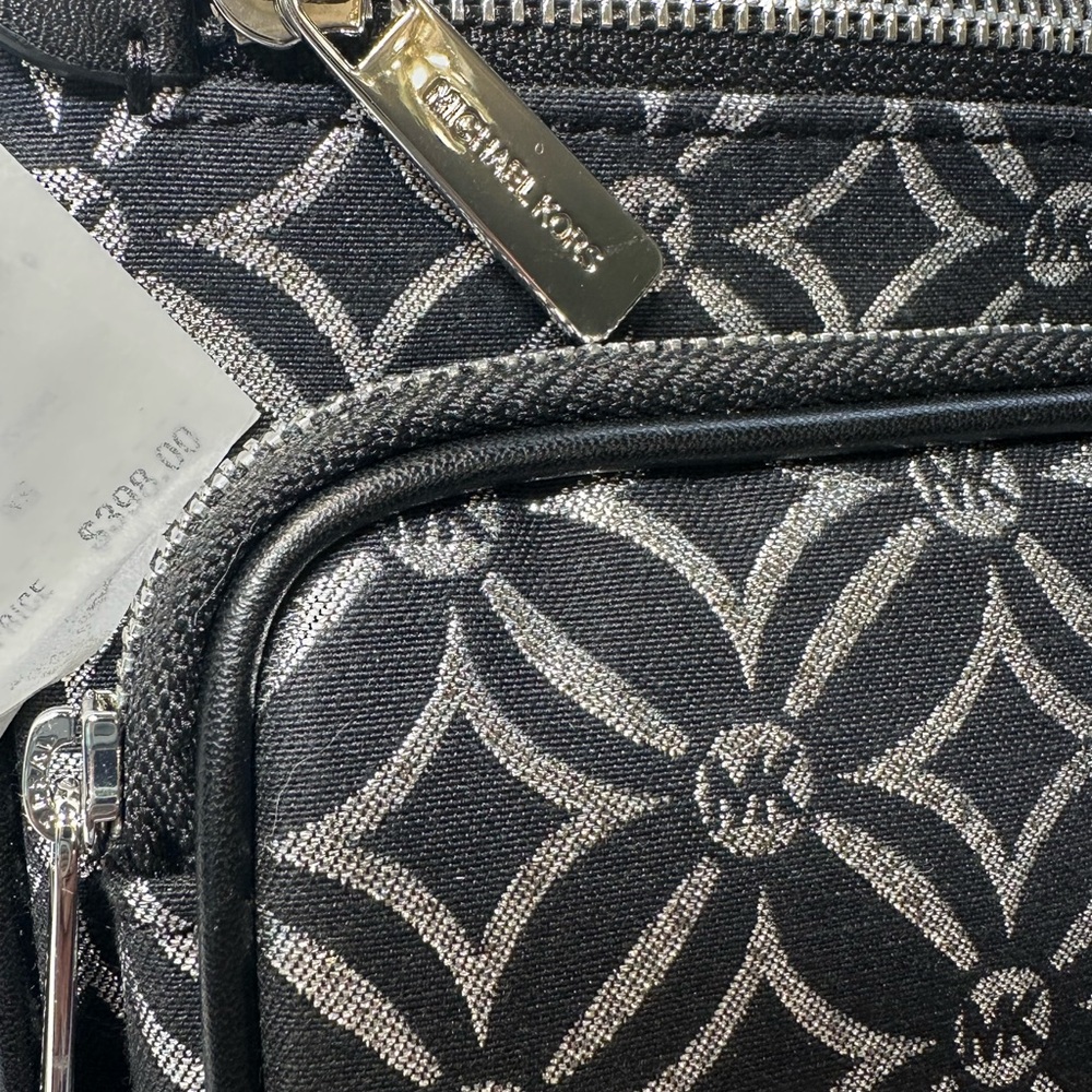 Michael Kors Black and Silver Cross Body Bag - Picture 6 of 6